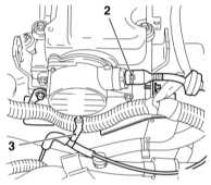 Снятие и установка вакуумного насоса сервопривода тормозного усилителя   (дизельные модели) Opel Astra