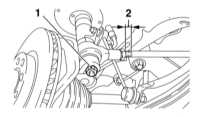  Снятие и установка наконечников рулевых тяг Opel Astra