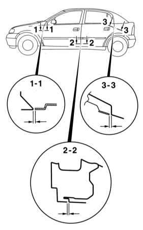  Снятие, установка и регулировка дверей Opel Astra