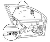  Снятие и установка дверных стекол Opel Astra