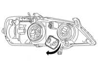  Снятие и установка наружных осветительных/сигнальных приборов Opel Astra