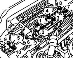  Крышка головки блока цилиндров Peugeot 405