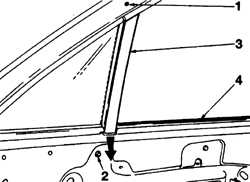  Стекла дверей Peugeot 405