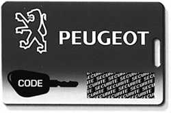  Идентификационная карточка Peugeot 406