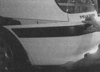  Задний бампер Peugeot 406