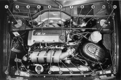  Бензиновые двигатели Renault 19