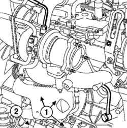 Ремонт Рено Меган 2 : Снятие и установка стартера (двигатель F4R) Renault Megane 2