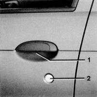   Открывание и закрывание дверей Renault Megane