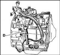  Проверка уровня жидкости автоматической трансмиссии Renault Megane