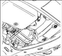  Проверка уровня жидкости автоматической трансмиссии Renault Megane