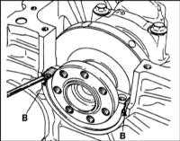  Проверка рабочего зазора коренных подшипников и установка коленвала Renault Megane