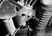  Проверка, снятие и установка клапана регулировки давления в задних Renault Megane