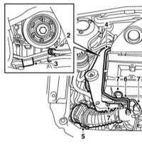  Замена ремня привода вспомогательных агрегатов Saab 95