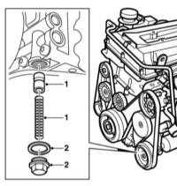  Снятие и установка кронштейна фильтра, термостата и редукционного клапана системы смазки двигателя Saab 95