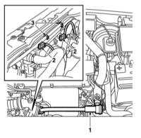  Снятие и установка сборки вентиляторов радиатора Saab 95