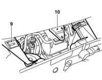  Снятие и установка вентилятора отопителя Saab 95