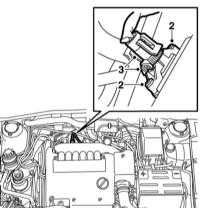 Снятие и установка датчиков MAF, MAP, IAT и датчика температуры/давления воздуха наддува Saab 95