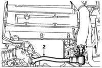  Снятие и установка трубки нагнетаемого воздуха Saab 95