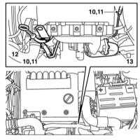  Снятие и установка турбокомпрессора Saab 95