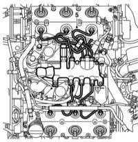  Снятие и установка впускного трубопровода Saab 95