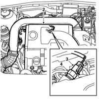  Замена датчиков турбонаддува и датчика температуры топлива Saab 95