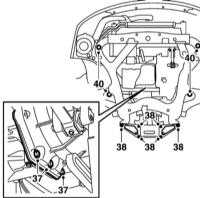  Снятие и установка РКПП 4-цилиндровых двигателей Saab 95