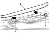  Снятие и установка сборки верхнего люка и её компонентов Saab 95