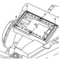  Снятие и установка осветительных приборов и замена их ламп Saab 95