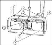  Снятие и установка компонентов системы отопления/вентиляции салона Skoda Felicia