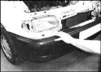 Снятие и установка переднего бампера Skoda Felicia