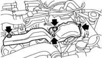  Проверка состояния и замена газораспределительного ремня - модели   2.0 и 2.5 л Subaru Legacy Outback