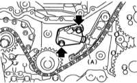  Снятие и установка газораспределительных цепей Subaru Legacy Outback
