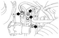  Снятие и установка ресивера-осушителя системы К/В Subaru Legacy Outback