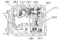  Снятие и установка переднего датчика скорости (VSS) Subaru Legacy Outback