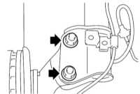  Снятие и установка поворотных кулаков, обслуживание ступичных   сборок передних колес Subaru Legacy Outback