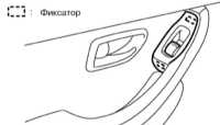  Снятие, проверка состояния и установка выключателей управления   функционированием электропривода регуляторов стеклоподъемников Subaru Legacy Outback