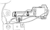  Снятие, установка и проверка состояния антенного усилителя радиоприемника Subaru Legacy Outback