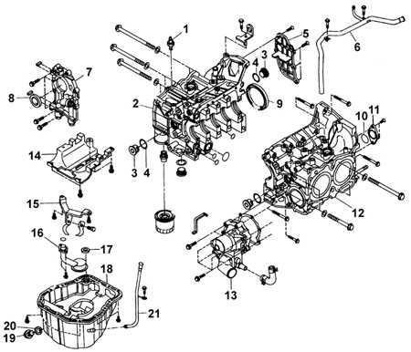  Последовательность разборки двигателя Subaru Legacy