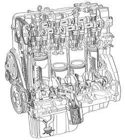 Система смазки двигателя Suzuki