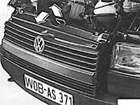  Снятие радиатора Volkswagen Transporter