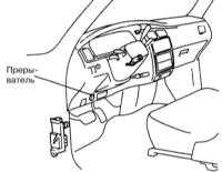  Проверка исправности функционирования и замена прерывателя указателей   поворотов/аварийной сигнализации и выключателя последней Toyota Land Cruiser