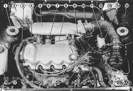Двигатель ford escort 1.6 1.8 16v zetec dohc