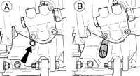 Снятие и установка зубчатого ремня (Двигатель 1,6 дм3) Ford Escort