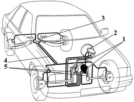  Антиблокировочная система тормозов Ford Escort