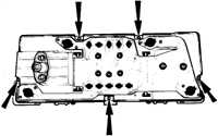  Снятие и установка измерительных приборов Ford Escort